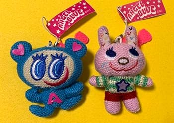 Amazon.co.jp: エンジェルブルー編みぐるみストラップ2種セット